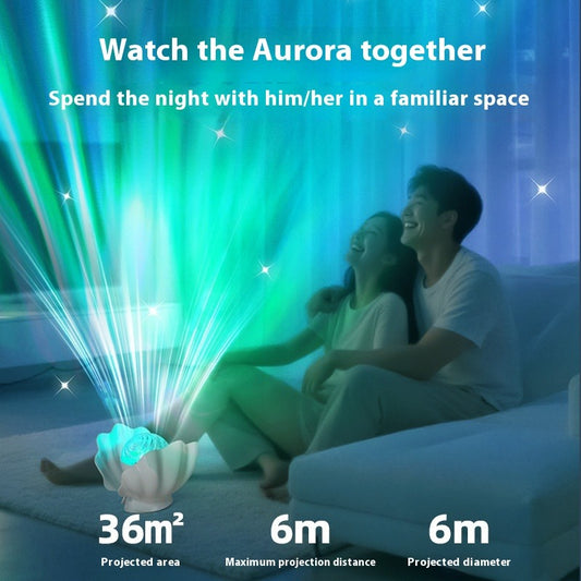 Aurora Shell Colorful Projection Lamp
